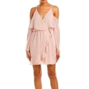 BCBG Generation sz small dress ruffle faux wrap​​​​